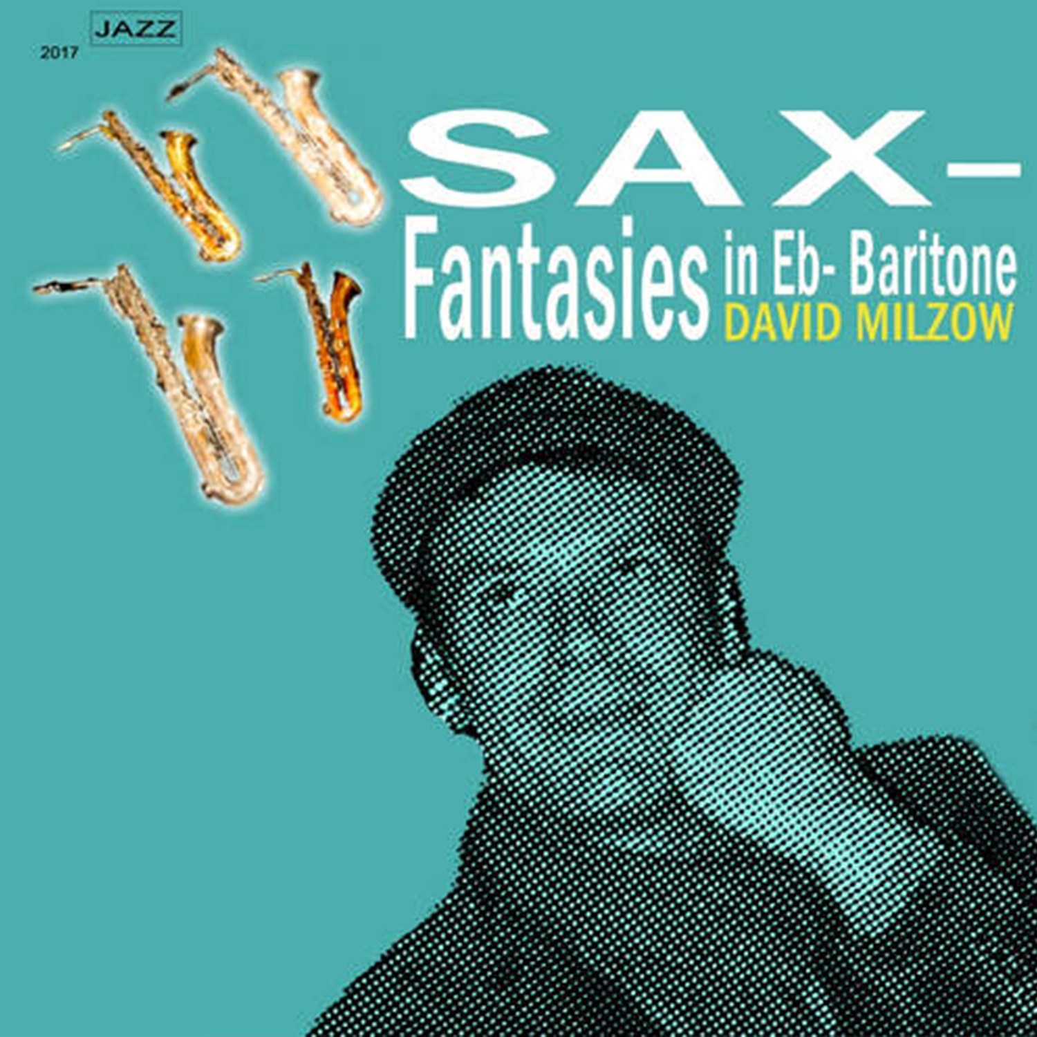 Jazz-Saxophonist David Milzow mit Baritonsaxophon, Creative Jazz