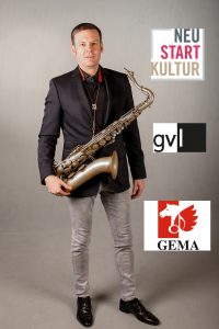 Saxophonist David Milzow - Stipendiuat bei GVL und GEMA/Neustart Kultur